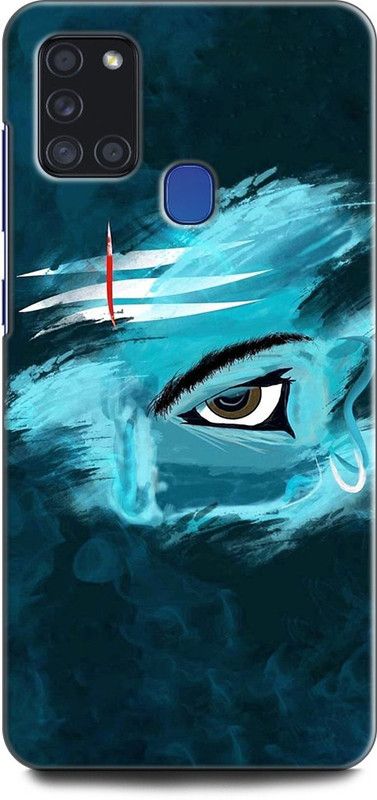 Afterglow Back Cover for SAMSUNG Galaxy A21s SHIV JII, TRISHUL, LORD SHIV, MAHAKAAL, SHANKAR JI, GOD, SPRITTUAL  (Multicolor, Shock Proof, Pack of: 1)
