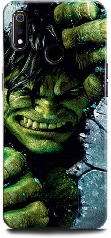 Afterglow Back Cover for Realme 3 Pro HULK, ANGRY HULK, MARVEL, AVENGERS, SUPERHERO, COMIC  (Multicolor, Shock Proof)
