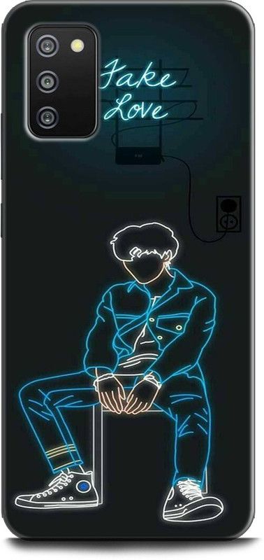 Afterglow Back Cover for SAMSUNG Galaxy M02s BOY, BAD BOY, FACK LOVE,  (Multicolor, Shock Proof, Pack of: 1)