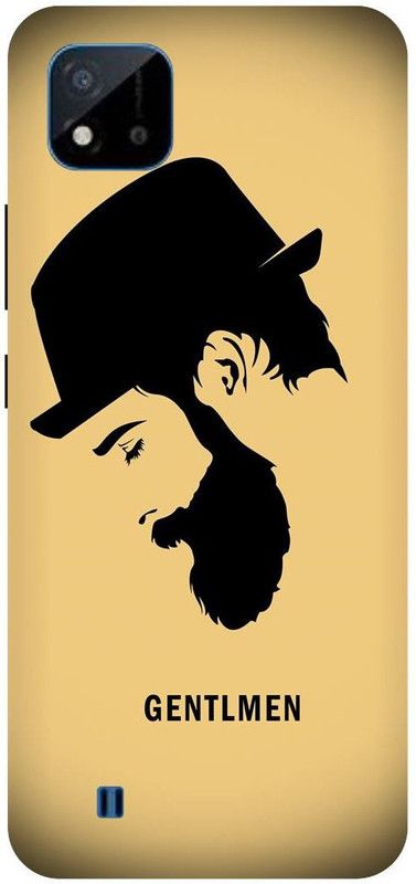 Bluvver Back Cover for Realme C20,RMX3061, Printed Gentlman Art Back Cover  (Multicolor, Hard Case, Pack of: 1)