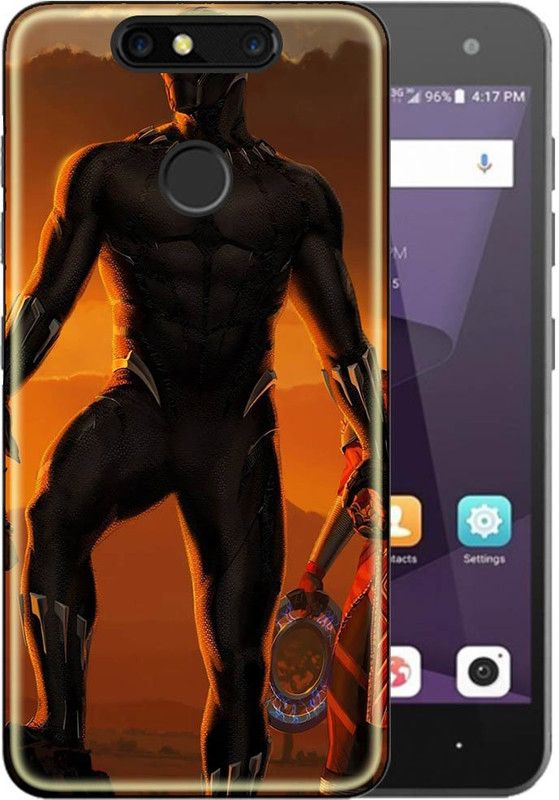 ONLITE Back Cover for ZTE V8 Mini  (Brown, Grip Case, Silicon, Pack of: 1)