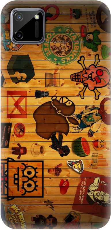 Smutty Back Cover for Realme C11,RMX2185 - Graffiti Print  (Multicolor, Hard Case, Pack of: 1)