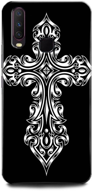 play fast Back Cover for Vivo Y12/1904 CROSS PRINTED  (Multicolor, Hard Case, Pack of: 1)