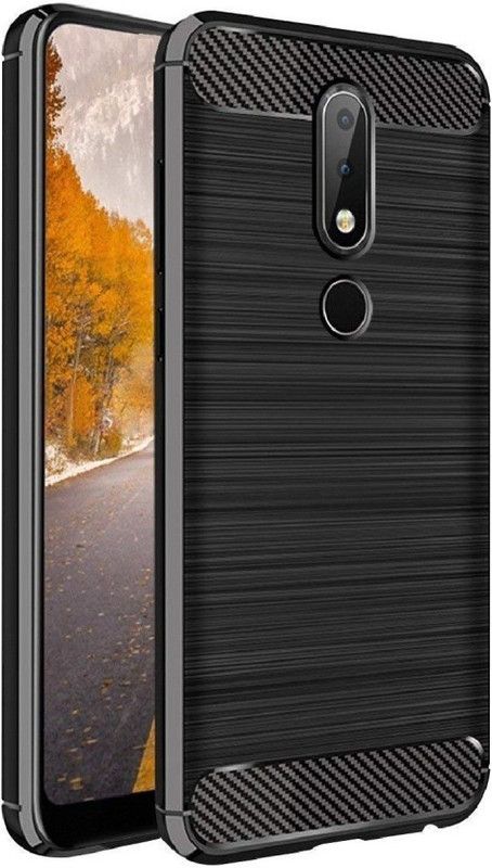 Desirtech Back Cover for OnePlus 7 Pro(Wet Black Flexible)  (Black, Dual Protection, Pack of: 1)