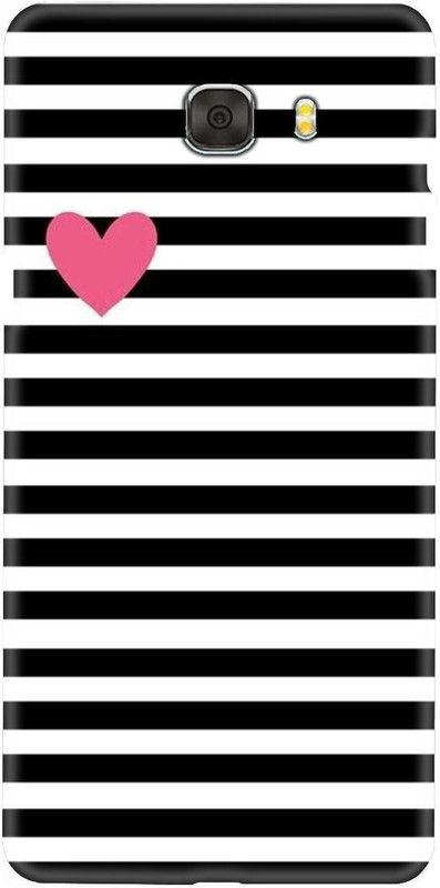 Smutty Back Cover for Samsung Galaxy A5 2016 Edition - Pink Heart Print  (Multicolor, Hard Case, Pack of: 1)