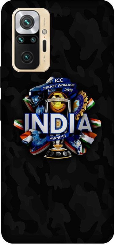 UMPRINT Back Cover for Redmi Note10 Pro World Cup Team India Printed Back Cover  (Multicolor, Hard Case, Pack of: 1)