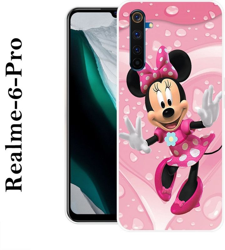 SHIVKUDI Back Cover for Realme 6 Pro  (Multicolor, Grip Case, Silicon)