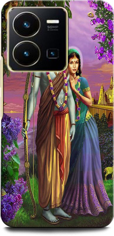 GRAFIQE Back Cover for Vivo Y35 V2205 RAM SITA, RAM, GOD, RAM  (Multicolor, Shock Proof, Pack of: 1)