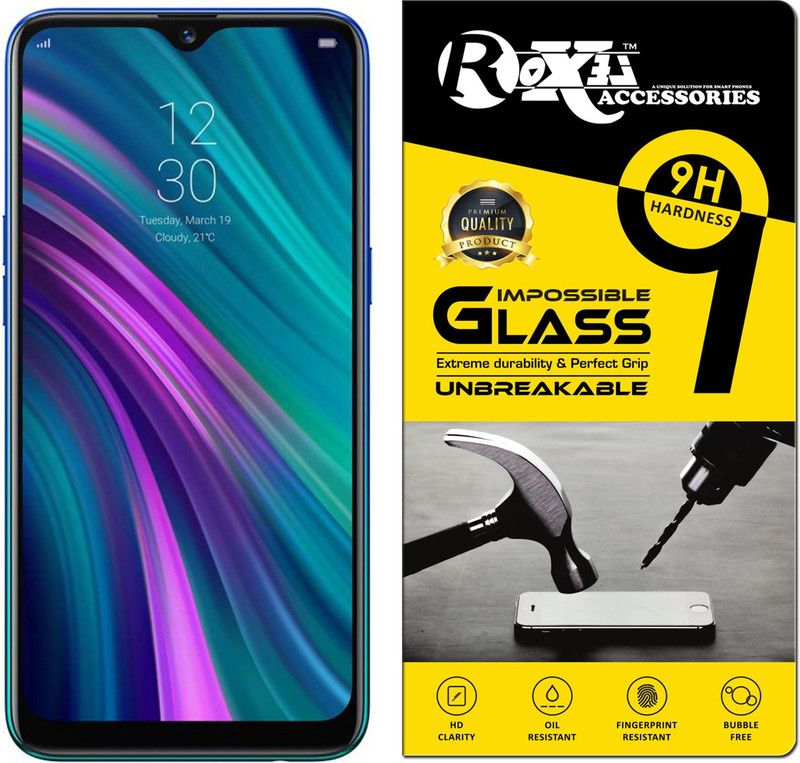 Roxel Impossible Screen Guard for Realme 3 (Radiant Blue, 64 GB) (4 GB RAM)  (Pack of 1)