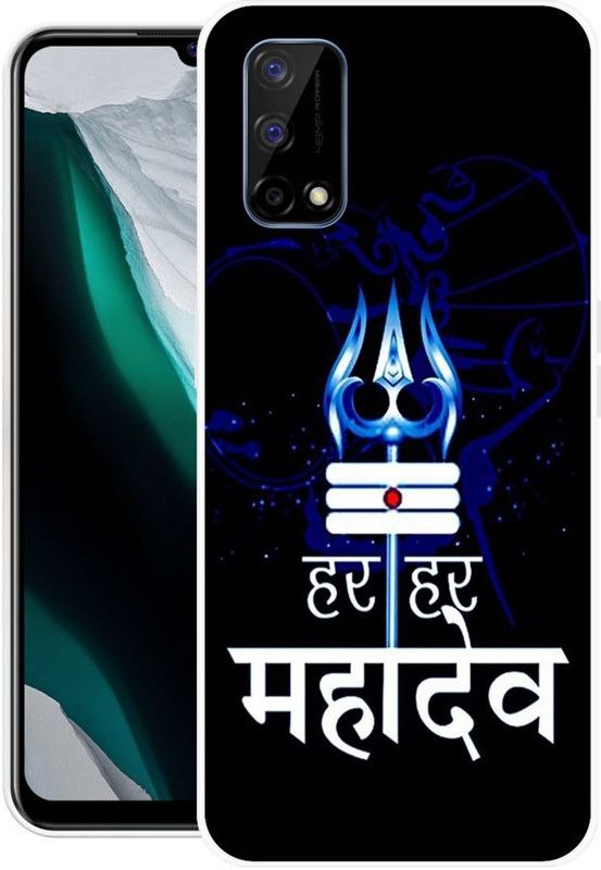 DESILOVE Back Cover for Realme Narzo 30 5G  (Black, Blue, Grip Case, Silicon, Pack of: 1)