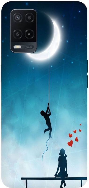 Bluvver Back Cover for Oppo A54, CPH2239, Printed Cute,Girl,Boy,Love Back Cover  (Multicolor, Hard Case, Pack of: 1)