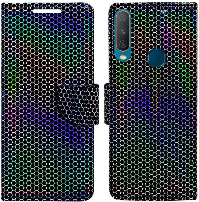 AD Enterprises Flip Cover for Vivo Y17,Vivo Y15 (World 's First Colour Changing Flip Cover )  (Multicolor, Magnetic Case, Pack of: 1)