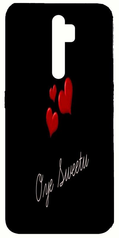 PrintKing Back Cover for OPPO A9 2020(Love Symbol, Lovers Back Cover, Oye Sweetu Quote, Oye Sweetu, Designer )  (Multicolor, Waterproof, Silicon, Pack of: 1)