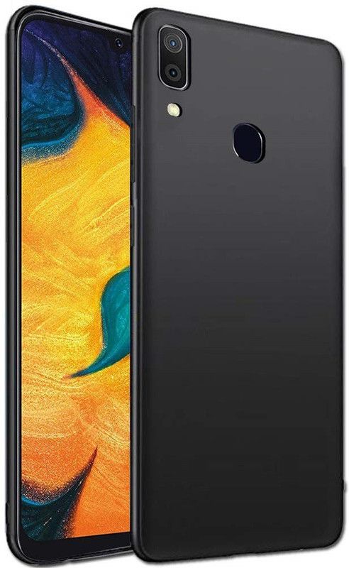 CELLCAMPUS Back Cover for Vivo Y91  (Black, Grip Case, Pack of: 1)