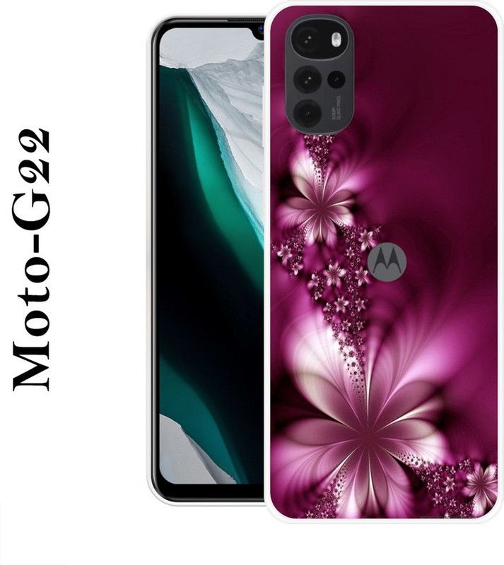 VITARO Back Cover for Motorola Moto G22  (Purple, Grip Case, Silicon)