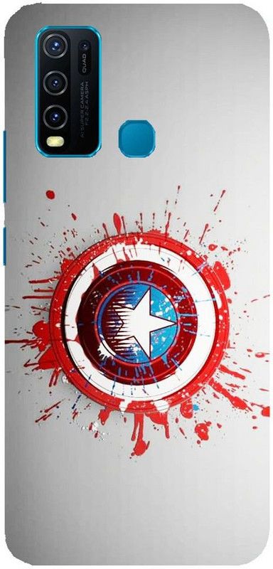 SPBR Back Cover for Vivo Y30, Vivo Y50  (Multicolor, Grip Case)