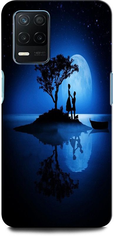 ORBIQE Back Cover for Realme 8 5G GIRL BOY, ANIME, LOVE, TREE, GIRL PURPOSING, MOON  (Multicolor, Hard Case, Pack of: 1)