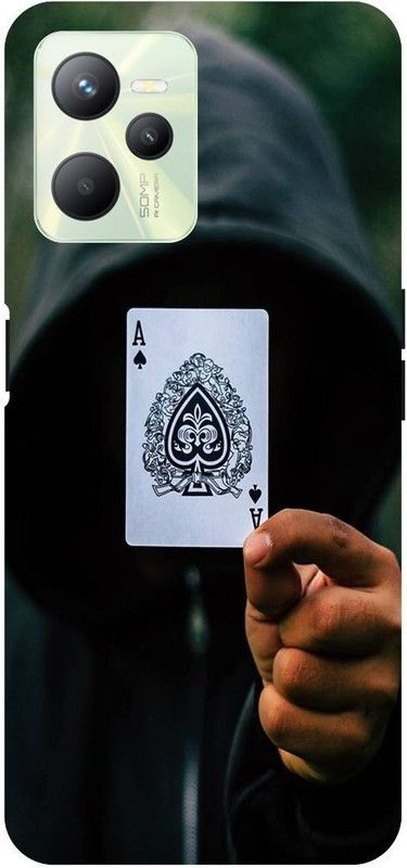 THE NARAYANA COLLECTIONS Back Cover for REALME C35-RMX3511-CARD,JOKER,MASK,KING,IKKA  (Multicolor, Hard Case, Pack of: 1)