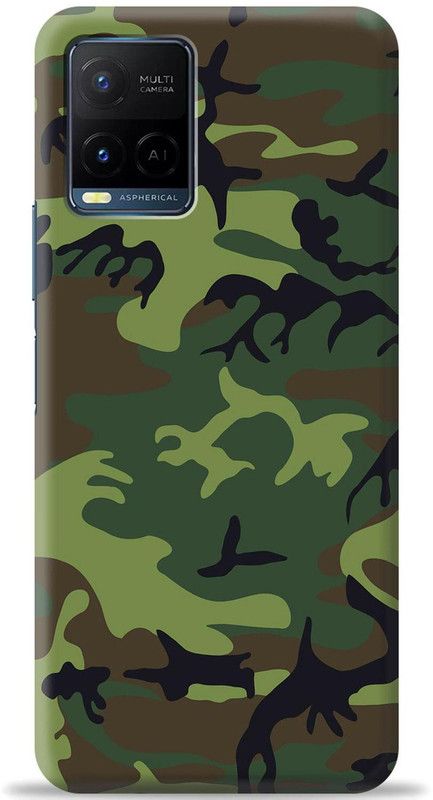 Coverpur Back Cover for Vivo Y21G  (Green, Shock Proof, Pack of: 1)