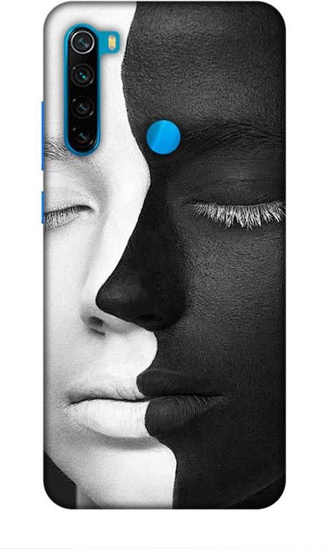 Coverland Back Cover for Mi Redmi Note 8  (Black, Grey, Waterproof)