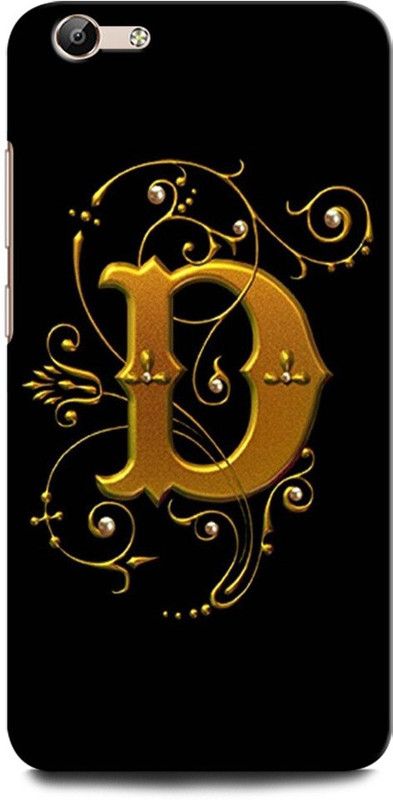 GRAFIQE Back Cover for Vivo V5/ Vivo V5s 1601/1713 D, D LETTER, D ALPHABET, D NAME  (Multicolor, Shock Proof, Pack of: 1)