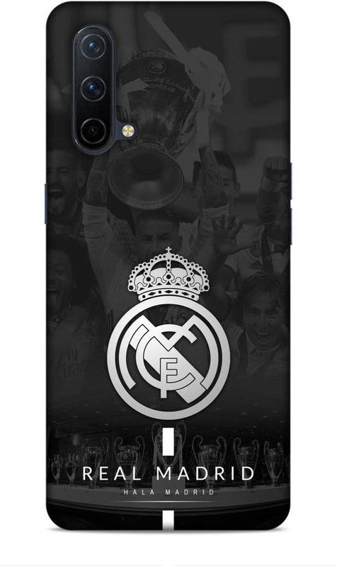 Coverland Back Cover for One Plus Nord CE  (Black, White, Pack of: 1)