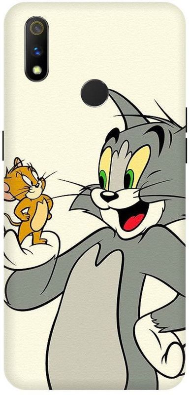 URCHIN Back Cover for Realme 3 Tom and Jerry, Cartoon Network, Cartoon, Jerry, Cute  (Multicolor, Shock Proof, Pack of: 1)