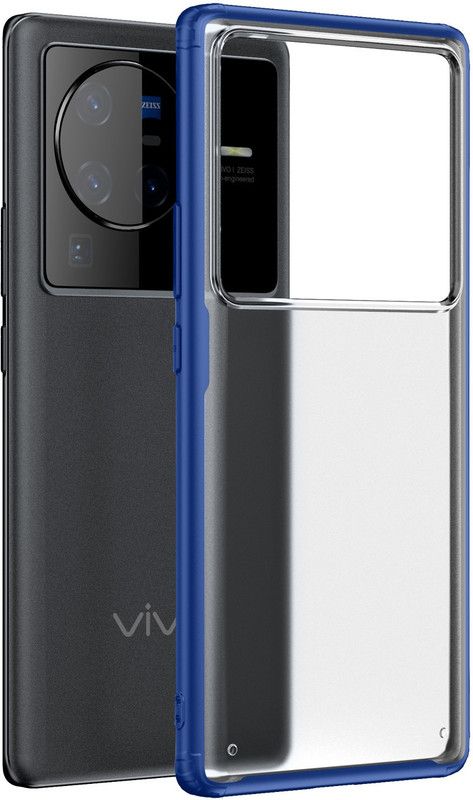 Shopping Club Back Cover for Vivo X80 Pro, [Not for Vivo X80]  (Blue, Shock Proof)