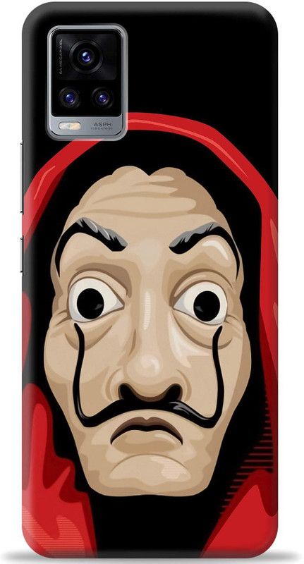 Loffar Back Cover for Vivo V20  (Red, Shock Proof, Pack of: 1)