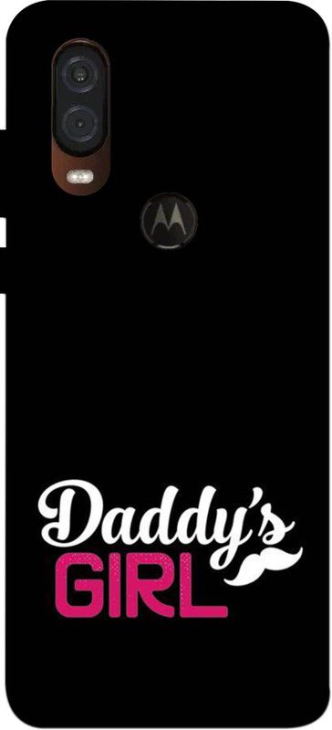 NDCOM Back Cover for Motorola One Vision Daddys Girl Girly Trendy Printed  (Multicolor, Hard Case, Pack of: 1)