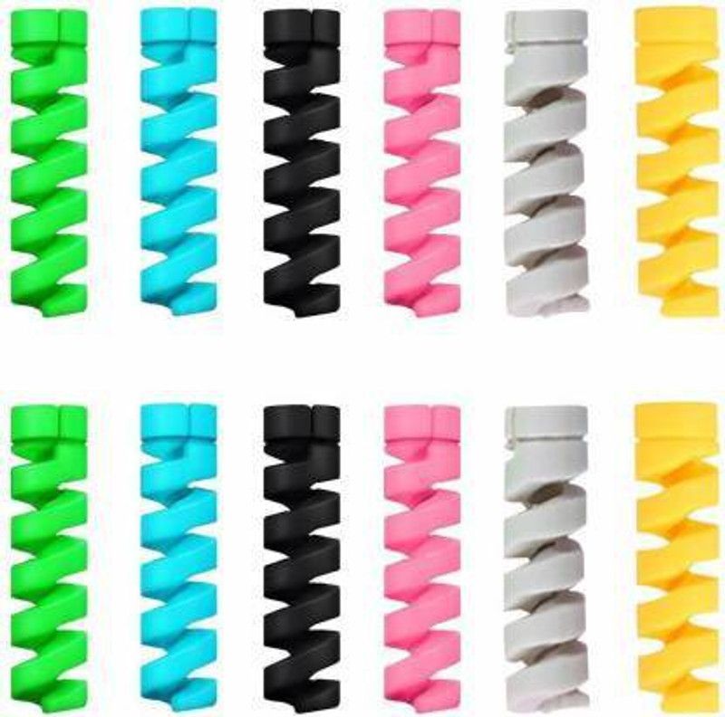 RUNEECH CABLEPROTECTOR12PC-MLTICLR Cable Protector  (Multi Color)