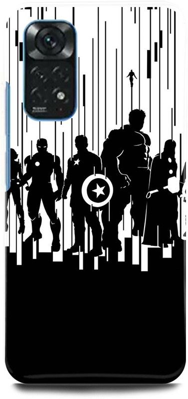 play fast Back Cover for POCO M4 Pro MARVEL, AVENGERS, SUPER, HEROES  (White, Hard Case, Pack of: 1)