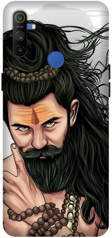 SSMORYA Back Cover for Realme Narzo 20A, Aghori Baba Printed Back Cover  (Multicolor, Hard Case, Pack of: 1)