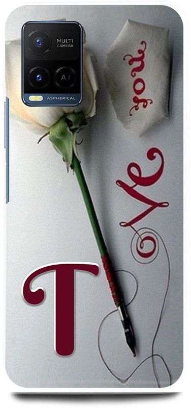 play fast Back Cover for Vivo Y33T, V2146 T, NAME, LETTER, ALPHABET, LOVE  (Silver, Hard Case, Pack of: 1)