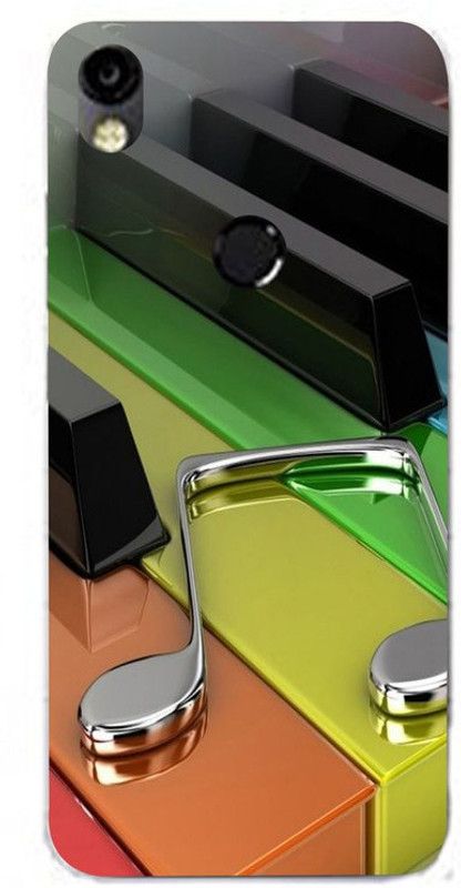 Golden Mask Back Cover for Sky Hawk Back Cover For Tecno Camon In3 Multicolor Piano Musical Code  (Multicolor, Waterproof, Silicon, Pack of: 1)