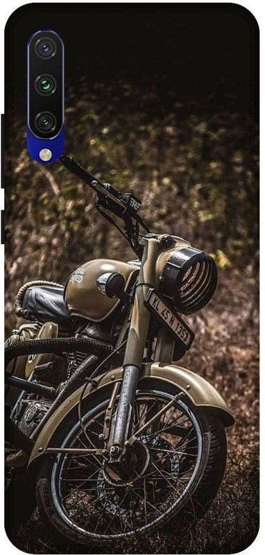 SSMORYA Back Cover for Redmi Mi A3 Classic Bike Printed Back Cover  (Multicolor, Waterproof, Pack of: 1)