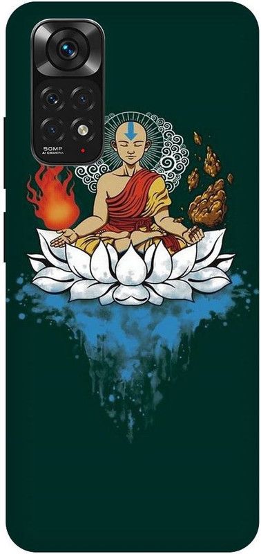 THE NARAYANA COLLECTIONS Back Cover for REDMI NOTE 11s-BUDHA,PEACE,ALONE,ROSE,DIFRENT  (Multicolor, Hard Case, Pack of: 1)