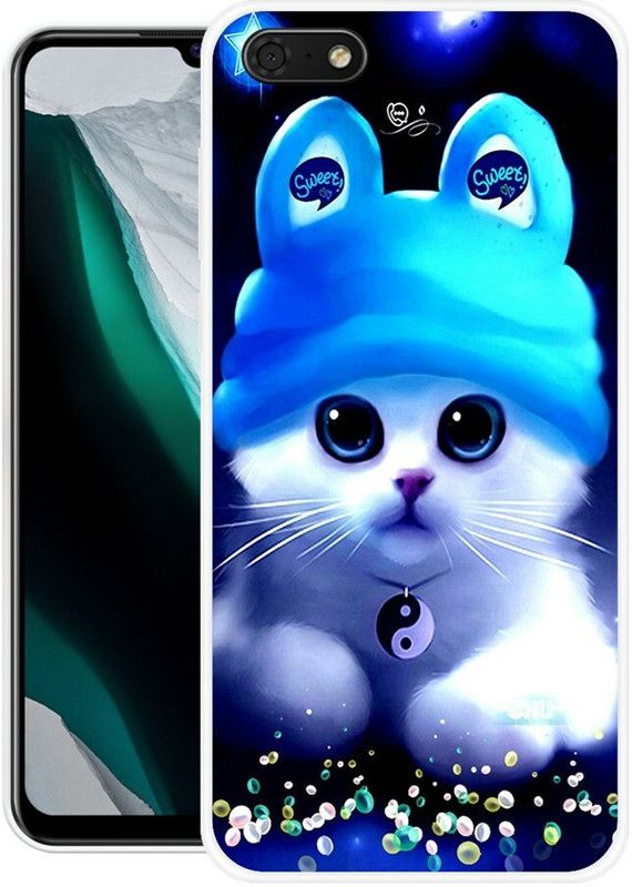 INDIALAND Back Cover for Honor 7s  (Multicolor, Grip Case, Silicon)