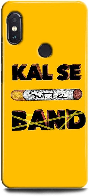 FIKORA Back Cover for Redmi Note 6 Pro/MZB6882IN/MZB6883IN KAL SE SUTTA BAND PRINTED  (Multicolor, Hard Case, Pack of: 1)