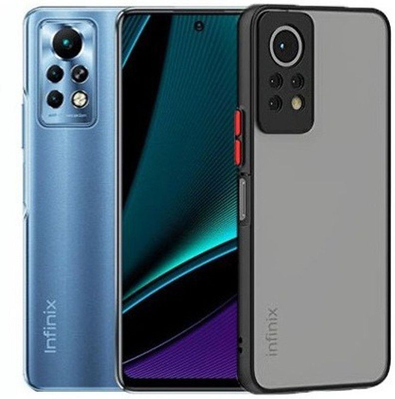 S-Hardline Back Cover for infinix Note 11 Pro, (Smoke Matte Finish Camera Protection)  (Black, Pack of: 1)