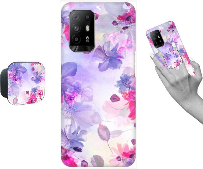 COBIERTAS Back Cover for Oppo F19 Pro Plus  (Multicolor, Cases with Holder, Pack of: 1)
