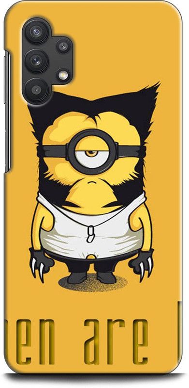 INDICRAFT Back Cover for SAMSUNG Galaxy M32 5G MINIONS, COMIC, CARTOON, FUNNY,  (Multicolor, Shock Proof, Pack of: 1)