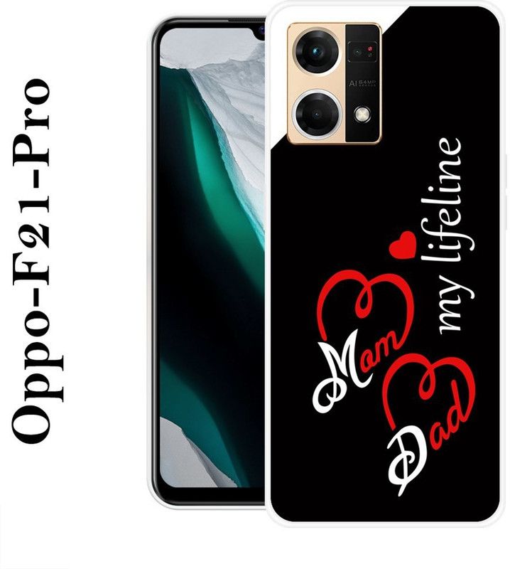 INDIALAND Back Cover for Oppo F21 Pro  (Multicolor, Silicon)