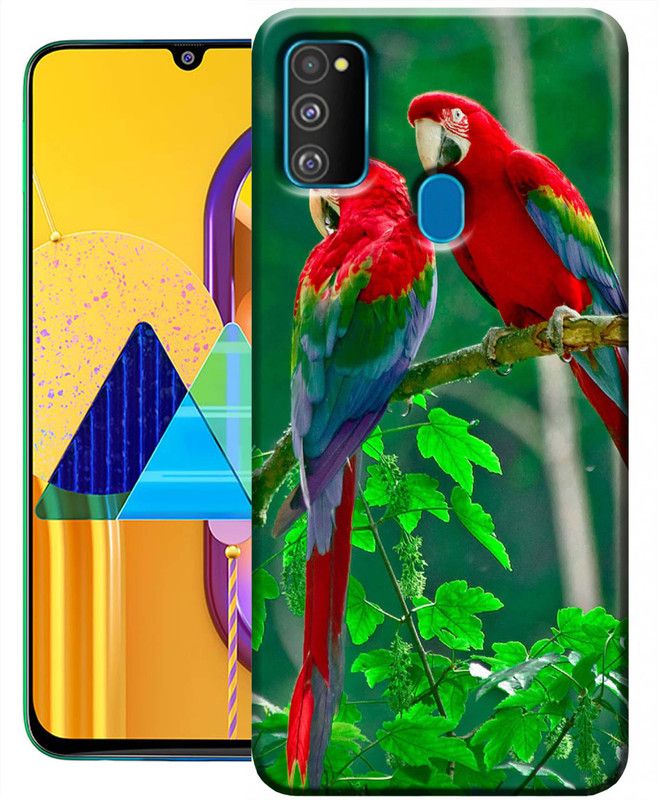 CUTECASE Back Cover for Samsung Galaxy M21 Back Cover/ Samsung Galaxy M21 Mobile back cover  (Multicolor, Anti-radiation, Silicon, Pack of: 1)