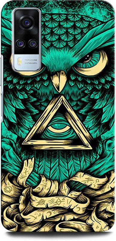 GRAFIQE Back Cover for Vivo Y51A V2031 OWL, ILLUMINATI BUHO, WORLD, EYE, USA, ILLUMINATI, MASONICO, OWL  (Multicolor, Shock Proof, Pack of: 1)