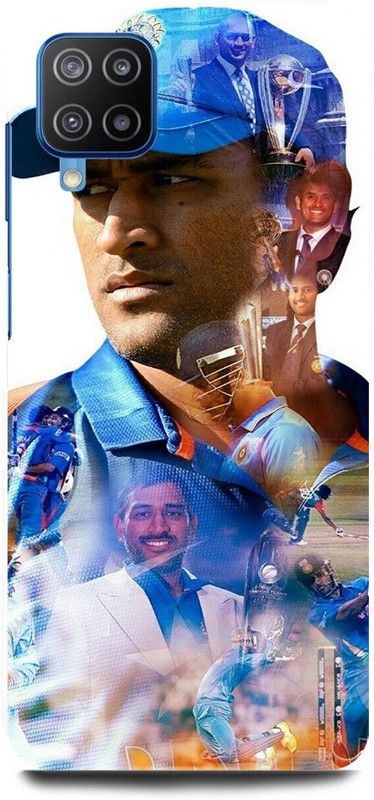FUGGA Back Cover for SAMSUNG Galaxy F62, MS, DHONI, 7, MAHENDRA, SINGH, DHONI, CSK, PLAYER  (Multicolor, Hard Case, Pack of: 1)
