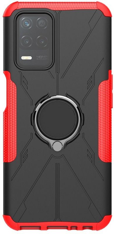 Vikeko Back Cover for realme 8s 5G, realme 8 5G, realme Narzo 30 5G  (Red, Shock Proof, Pack of: 1)