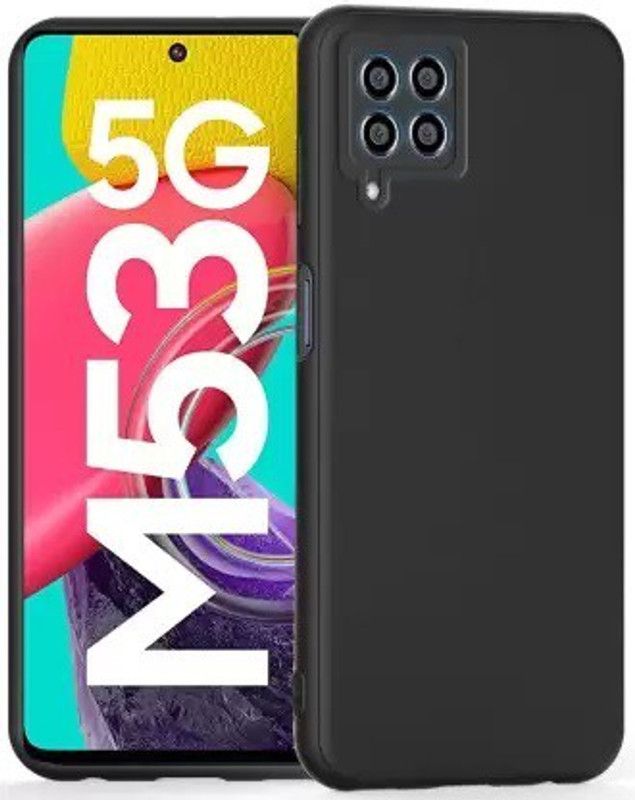 welldesign Back Cover for Samsung Galaxy M53 5G  (Black, Shock Proof, Pack of: 1)