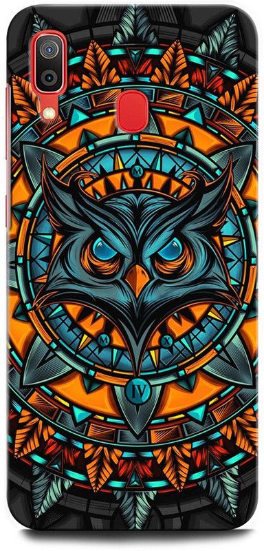 ORBIQE Back Cover for SAMSUNG Galaxy A30 SM-A305FZBFINS OWL, TRIPPY, WORLD, EYE, USA, ILLUMINATI, MASONICO, OWL  (Multicolor, Hard Case, Pack of: 1)