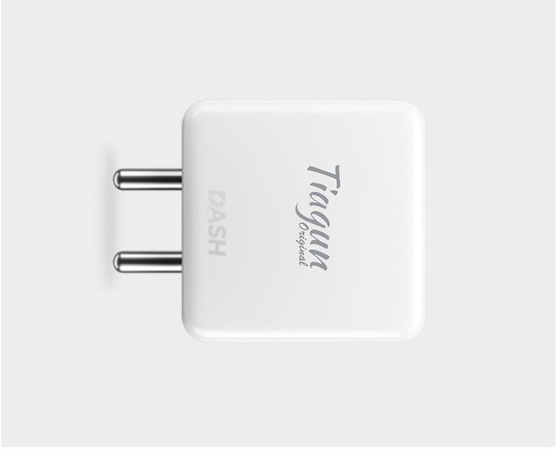 Tiagun 65 W SuperVOOC 6 A Mobile DART/FLASH/WRAP With Type C Cable, T24G Fast Charging FOR ALL MOBILE Charger with Detachable Cable  (Red, Cable Included)